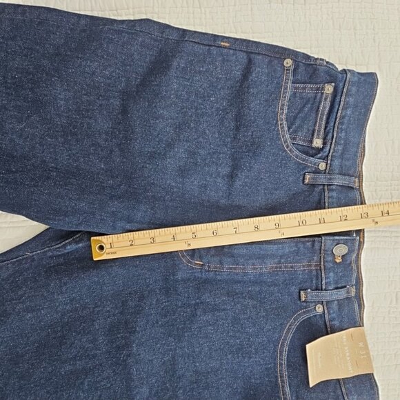 Madewell '90s Straight Jeans Men's 31x31 Dark NEW Straight Leg Relaxed Stretch - Picture 5 of 16